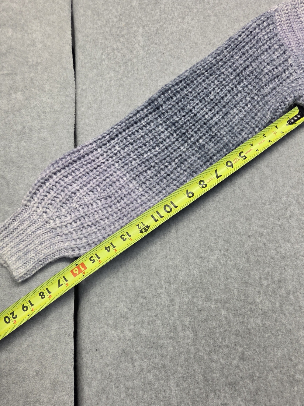0372 a new day Lavender Ombre Crewneck Sweater Size Xs - Picture 5 of 13